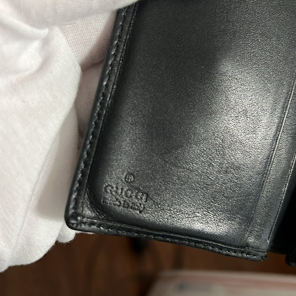 Gucci Black Canvas and Leather Card Wallet - Picture 15 of 16